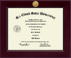 St. Cloud State University Century Gold Engraved Diploma Frame in Cordova