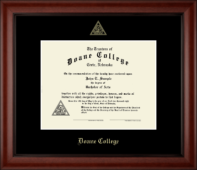 Doane College diploma frame - Gold Embossed Diploma Frame in Cambridge