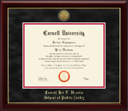 Cornell University diploma frame - Gold Engraved Medallion Diploma Frame in Gallery