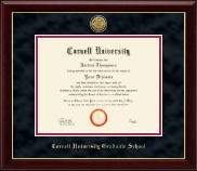 Cornell University diploma frame - Gold Engraved Medallion Diploma Frame in Gallery