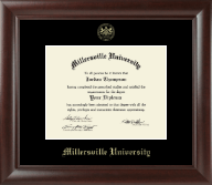 Millersville University of Pennsylvania Gold Embossed Diploma Frame in Rainier