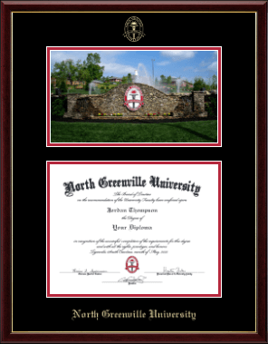 North Greenville University diploma frame - Campus Scene Edition Diploma Frame in Galleria
