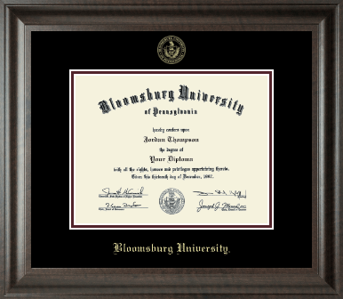Bloomsburg University diploma frame - Gold Embossed Diploma Frame in Acadia