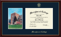 Mercyhurst College Erie diploma frame - Campus Scene Diploma Frame in Galleria