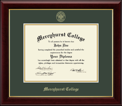 Mercyhurst College North East diploma frame - Gold Embossed Diploma Frame in Gallery