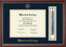 Wheelock College Tassel Edition Diploma Frame in Newport