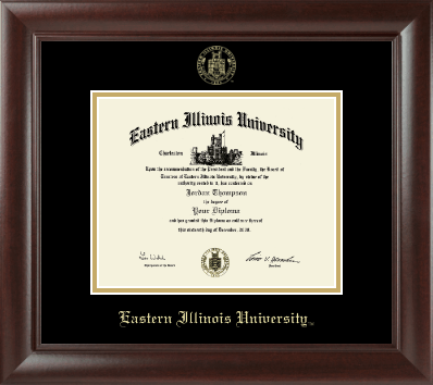 Eastern Illinois University diploma frame - Gold Embossed Diploma Frame in Rainier