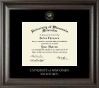 University of Wisconsin-Milwaukee Gold Embossed Diploma Frame in Acadia