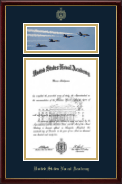 United States Naval Academy diploma frame - Campus Scene Diploma Frame - The Blue Angels in Galleria