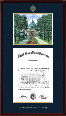 United States Naval Academy diploma frame - Litho Edition Diploma Frame in Galleria