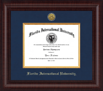 Florida International University diploma frame - Presidential Gold Engraved Diploma Frame in Premier