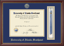 University of Alaska Southeast diploma frame - Tassel & Cord Diploma Frame in Newport