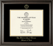 The University of Texas at Austin Gold Embossed Diploma in Acadia