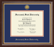 Savannah State University diploma frame - Gold Engraved Medallion Diploma Frame in Hampshire