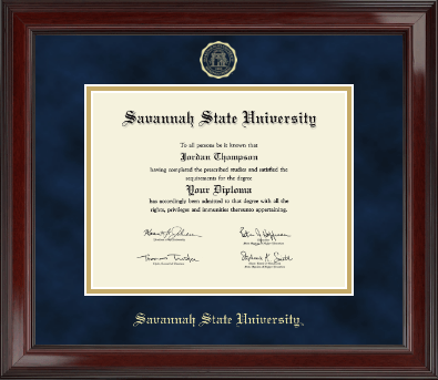 Savannah State University diploma frame - Gold Embossed Diploma Frame in Encore