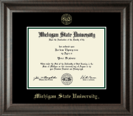 Michigan State University diploma frame - Gold Embossed Diploma Frame in Acadia