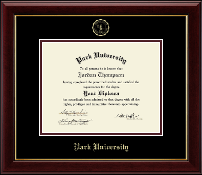 Park University diploma frame - Gold Embossed Diploma Frame in Gallery