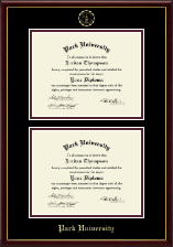 Park University diploma frame - Double Diploma Frame in Galleria