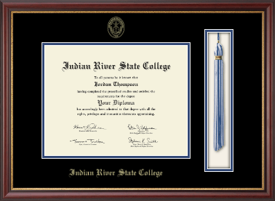 Indian River State College diploma frame - Tassel & Cord Diploma Frame in Newport