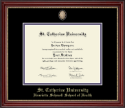 St. Catherine University diploma frame - Masterpiece Medallion Diploma Frame in Kensington Gold