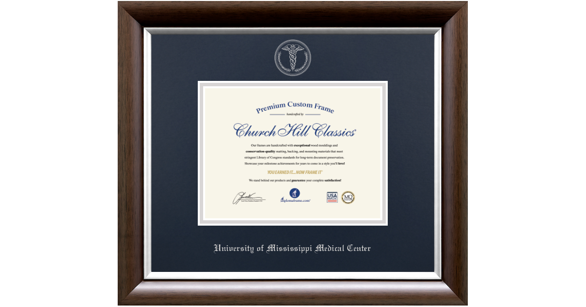 Silver Embossed Medical School Diploma Frame - 6 x 8 in Devonshire ...