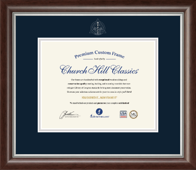 Dentistry Certificate Frames and Gifts certificate frame - Embossed Dental Certificate Frame in Devonshire
