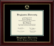Binghamton University diploma frame - Gold Embossed Diploma Frame in Gallery