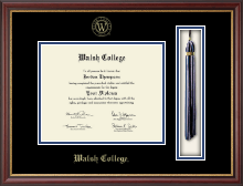 Walsh College Tassel Edition Diploma Frame in Newport