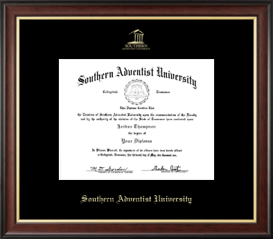 Southern Adventist University diploma frame - Gold Embossed Diploma Frame in Studio Gold