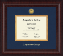 Augustana College Illinois diploma frame - Presidential Gold Engraved Diploma Frame in Premier