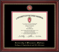University of Wisconsin Madison diploma frame - Masterpiece Medallion Diploma Frame in Kensington Gold