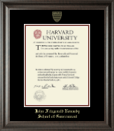 Harvard University diploma frame - Gold Embossed Diploma Frame in Acadia