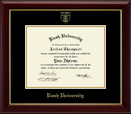 Rush University Gold Embossed Diploma Frame in Gallery