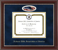 National Rifle Association of America Cameo Edition Certificate Frame in Chateau