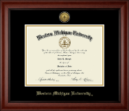 Western Michigan University diploma frame - Gold Engraved Diploma Frame in Cambridge