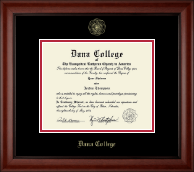 Dana College Gold Embossed Diploma Frame in Cambridge