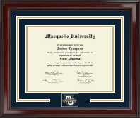 Marquette University diploma frame - Spirit Medallion Diploma Frame in Encore