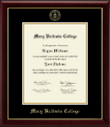 Mary Baldwin College diploma frame - Gold Embossed Diploma Frame in Gallery
