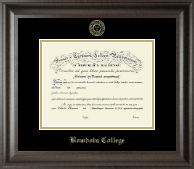 Bowdoin College Gold Embossed Diploma Frame in Acadia