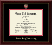 Texas Tech University diploma frame - Masterpiece Medallion Diploma Frame in Gallery