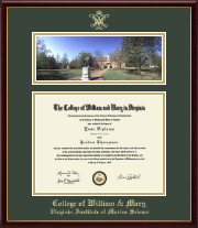 William & Mary diploma frame - Campus Scene Diploma Frame in Galleria