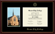 Grove City College diploma frame - Campus Scene Diploma Frame in Galleria