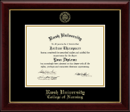 Rush University diploma frame - Gold Embossed Diploma Frame in Gallery