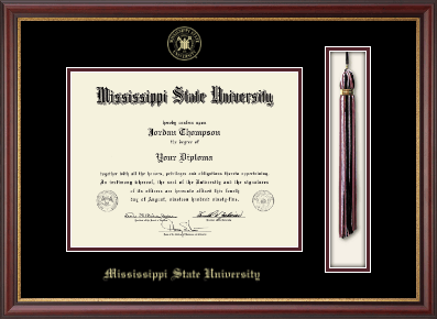 Mississippi State University diploma frame - Tassel & Cord Diploma Frame in Newport