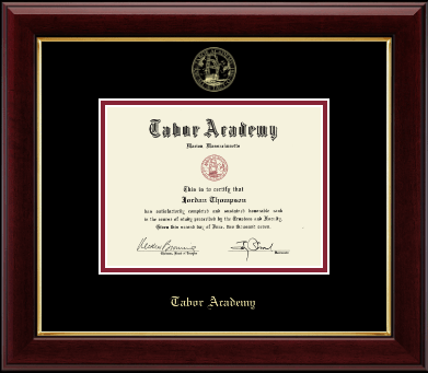 Tabor Academy diploma frame - Gold Embossed Diploma Frame in Gallery