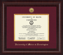 University of Maine Farmington diploma frame - Presidential Gold Engraved Diploma Frame in Premier