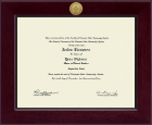 Colorado State University Pueblo diploma frame - Century Gold Engraved Diploma Frame in Cordova