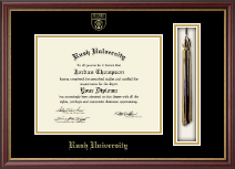 Rush University diploma frame - Tassel & Cord Diploma Frame in Newport