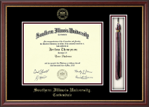 Southern Illinois University Carbondale Tassel Edition Diploma Frame in Newport