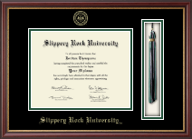 Slippery Rock University Tassel Edition Diploma Frame in Newport